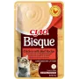 Snack umido per gatti INABA Ciao Bisque — pollo con manzo, 40 g bustina, senza cereali, senza zucchero