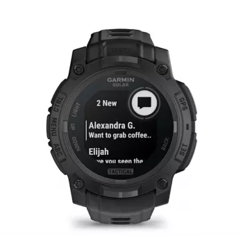 Smartwatch GARMIN Instinct 3 45mm Solar Tactical Edition nero — 45 mm, funzione di ricarica solare, GPS, cardiofrequenzimetro