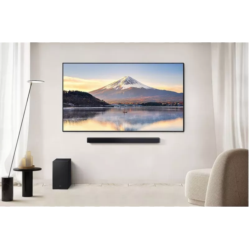 Soundbar Samsung HW-B450F/EN 2.1 canali Bluetooth con subwoofer wireless, 300 W RMS, Dolby Audio, ARC