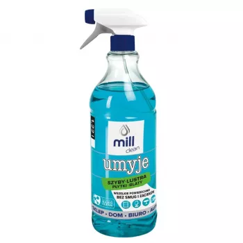 Detergente vetri e piastrelle Mill CLEAN Umyje, 1,22 l, per finestre, specchi e ceramica