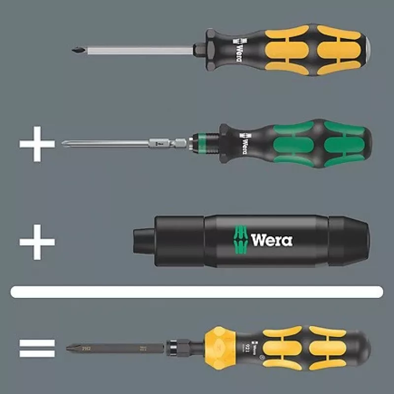 WERA avvitatore a impulsi con set di punte 18 pz. in valigetta