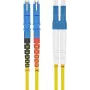 Cavo patch in fibra ottica helos E2000 1 m, 9/125 µm OS2, giallo