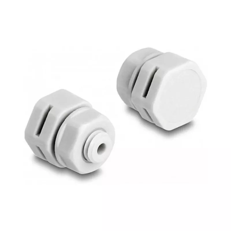 Tappo di aerazione DeLOCK M6 grigio 2 pz. poliammide