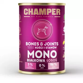 CHAMPER Bones & Joints monoproteico salmone - cibo umido per cani - 400 g