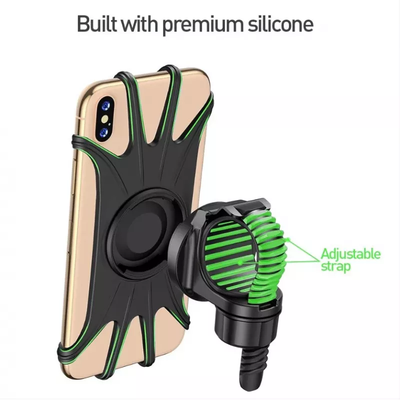 Supporto per bici Tellur BPH100 nero – supporto da manubrio per smartphone, supporto regolabile
