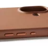 Mujjo Full Leather Case MagSafe custodia per iPhone 17 marrone