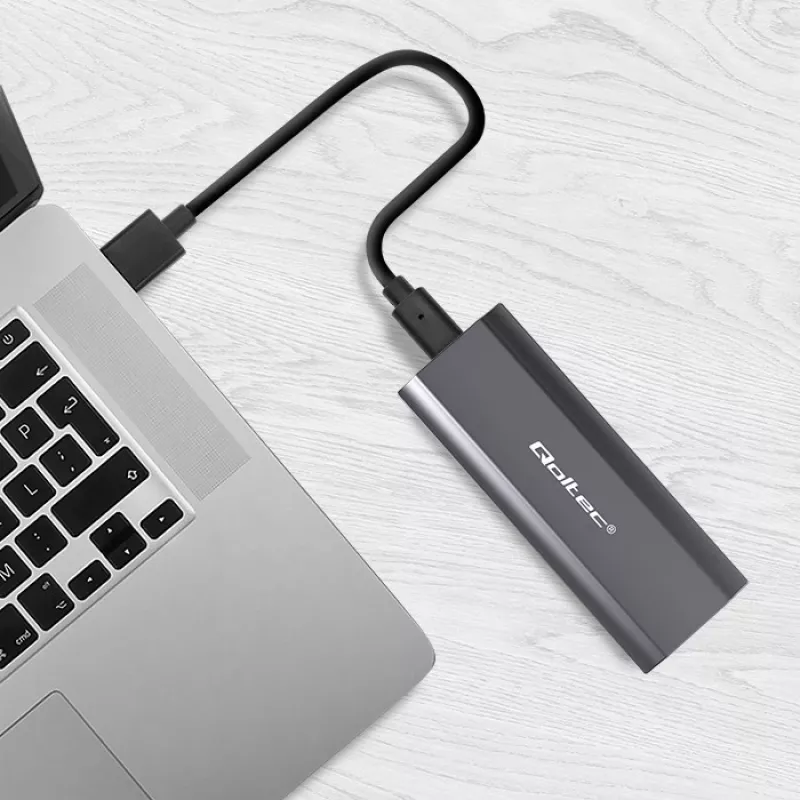 Case | alloggiamento NV2271 per SSD M.2 | SATA | NVMe | USB-C | 2TB