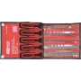 Set di lime KS Tools 5 pezzi modello 140.3000 — set di lime per metallo, forme e dimensioni varie
