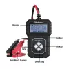 Tester batteria digitale Qoltec con LCD | Menu polacco | 12V | AGM | GEL | STD | 30-220AH