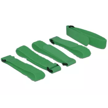 Fissaggio a strappo DeLOCK 18706 verde 5 pezzi