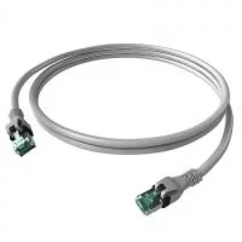 Sacon EasyLan DualBoot PushPull - cavo patch - RJ-45 (M) a RJ-45 (M) - 5 m - STP - CAT 6a - IEEE 802.5/IEEE 802.3 - stampato - grigio (CPP1OAAAAA0050)