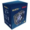 Dissipatore ad aria Akasa Alucia H4 12 cm nero blu cuscinetto idrodinamico