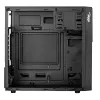 Akyga AK19BK case per PC micro-tower, Micro-ATX / Mini-ITX, USB-C + USB 3.0 + 2x USB 2.0, senza alimentatore, nero