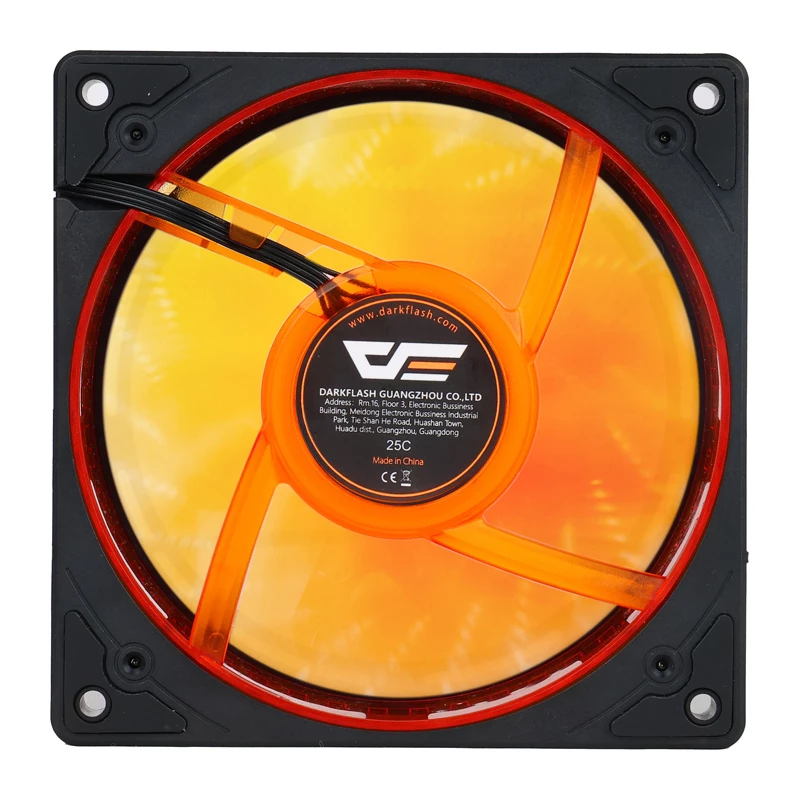 Ventola di raffreddamento Darkflash DE8 (nero)
