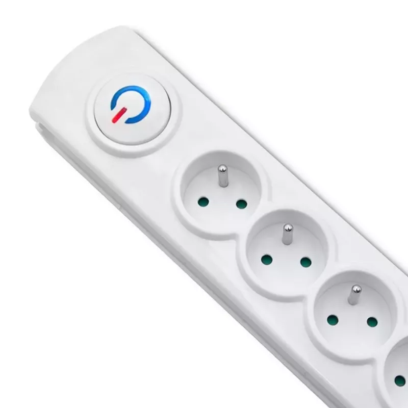 Protezione da sovratensione Qoltec 50293 bianco 8 prese AC 230 V