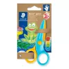 Forbici Staedtler Noris Junior taglio dritto blu giallo 100 mm