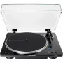 AT-LP70XBTBS, Giradischi nero/argento, preamplificatore phono integrato, Bluetooth, completamente automatico, a cinghia