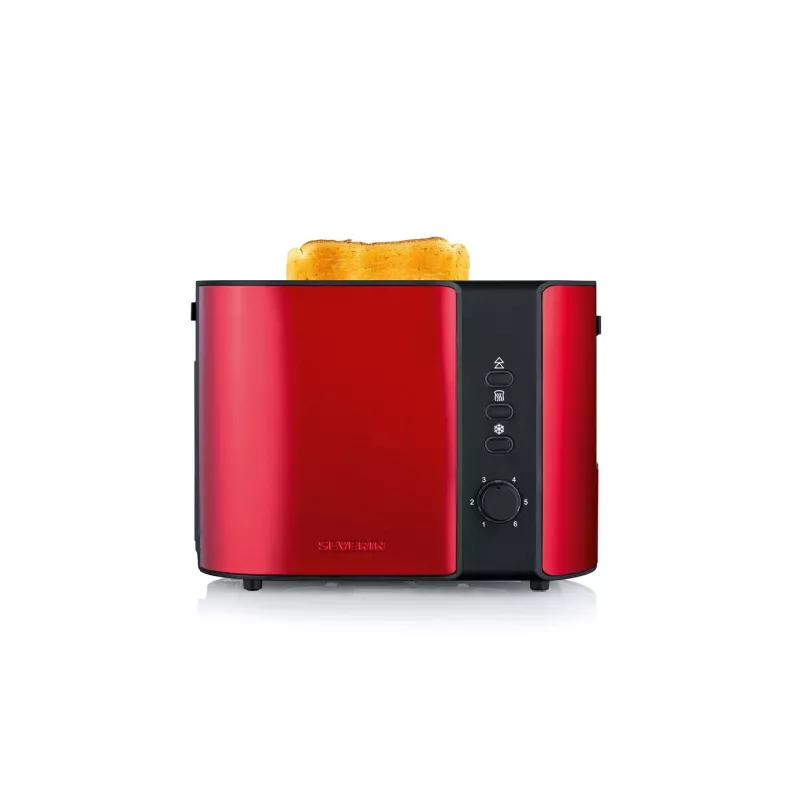 Tostapane Severin AT 2217 2 fette 800 W nero rosso