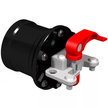 Adattatore Ascher Racing 76080007 per volanti — foro circolare 70 mm