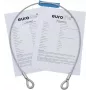 Cavo d'acciaio EUROLITE 5801048G 1000 x 4 mm argento con redancia
