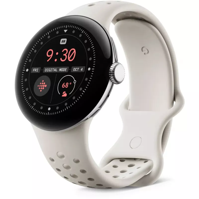 Google - Cinturino per smartwatch - taglia S - porcellana - per Pixel Watch 3 (GA06133-WW)