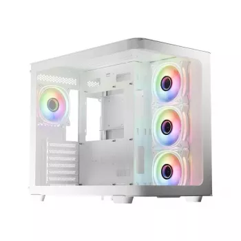 Case Midi-Tower ATX LC-Power Gaming 8001W Pro-Storm Light, bianco (LC-8001W-ON)
