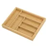 Organizer per cassetto posate GreenBlue GB379 inserto in bambù con scomparti, superficie naturale