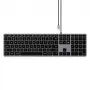 Tastiera Satechi sottile W3 USB-C con tastierino numerico (Space Gray)