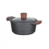 Pentola Resto Kitchenware Capella 2,6 L rotonda nero legno