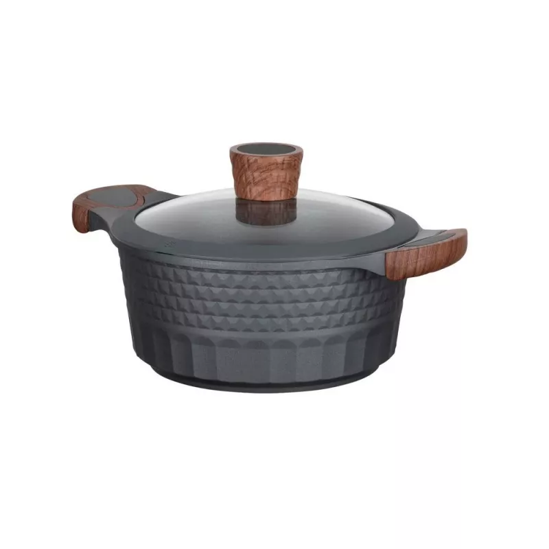 Pentola Resto Kitchenware Capella 2,6 L rotonda nero legno