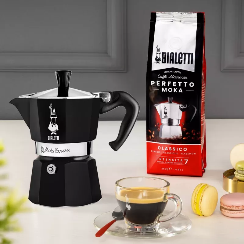 Bialetti 4951 caffettiera Moka nero