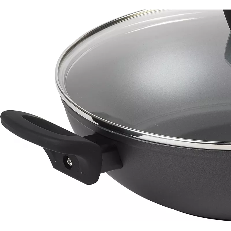 Wok Russell Hobbs RH01709EU 28 cm perlescente, padella antiaderente