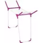 Stendibiancheria Leifheit 81635 rosa bianco larghezza 435 mm profondità 850 mm