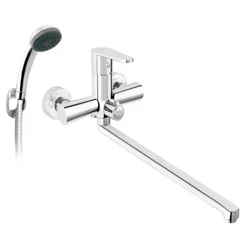 Miscelatore bagno Ferro Cordoba BCD55A miscelatore monocomando vasca, montaggio a pavimento