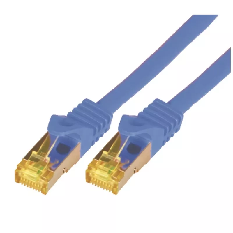 Cavo di rete M-Cab 7,5 m RJ-45 Cat7 blu S/FTP