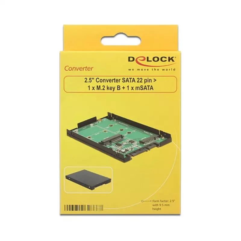 Scheda di interfaccia DeLOCK 62866 interna M.2 mSATA