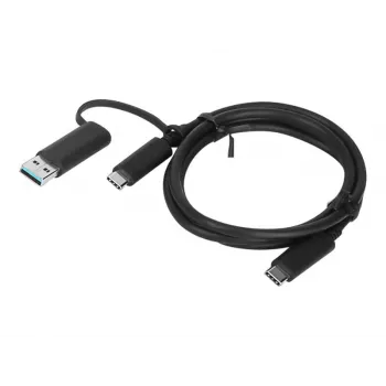 Cavo USB Lenovo 4X90U90618 USB 3.2 Gen 1 (3.1 Gen 1) 1 m USB A/USB C USB C nero