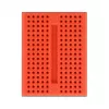 Breadboard DELOCK 18318 — scheda prototipo in plastica senza saldatura, 36 × 46 × 10 mm, rosso