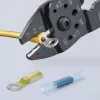 Knipex 97 21 215 pinza crimpatrice per cavi attrezzo crimpatura nero, blu, rosso