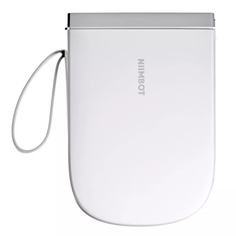 Etichettatrice portatile NIIMBOT D11H bianca con Bluetooth — etichettatrice palmare compatta