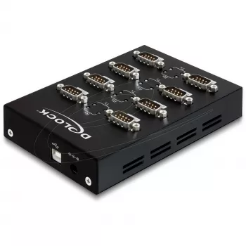 Adattatore DeLock USB2.0 su 8 x seriale - Adattatore seriale - USB2.0 - RS-232 - 8 porte (61860)