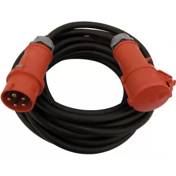 PSSO cavo prolunga elettrica 32A 5x6 mm², 10 m, rosso