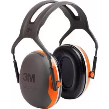Protezione uditiva con archetto 3M Peltor X4A-OR, riduzione del rumore 28 dB, cuffie antirumore