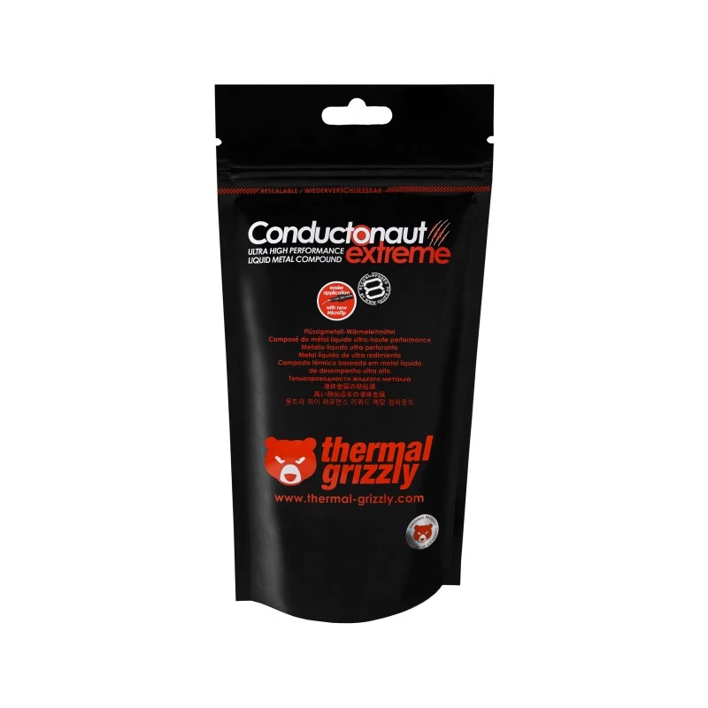 Thermal Grizzly Conductonaut Extreme pasta termica a metallo liquido, 1 g, argento