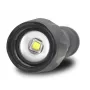 Torcia everActive FL600 — 600 lm, 10 W, corpo in alluminio, IPX4, 130 mm, 3×AAA, rossa
