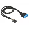 Cavo USB interno DeLOCK 83776 0,45 m connettore maschio a connettore femmina