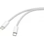 Renkforce cavo USB connettore maschio USB-C®, connettore maschio USB-C® 3,00 m bianco coppie twistate RF-6056884 (RF-6056884)