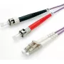 Cavo jumper in fibra ottica Value 50/125µm LC/ST OM4 viola 0,5 m