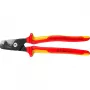 Tronchese Knipex 95 18 225 VDE, impugnature isolate, lunghezza 225 mm