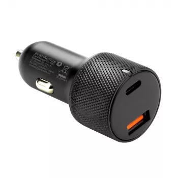 Caricabatterie da auto everActive CC-50Q QC3.0 75W con supporto Quick Charge 3.0 e porte USB